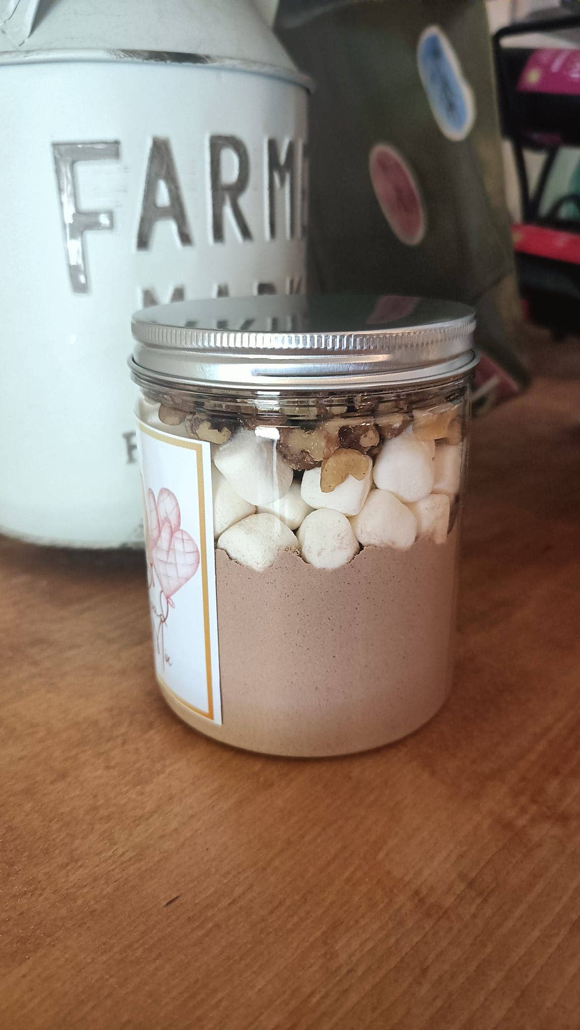 Rocky Road DIY Brownie Mix in a Jar