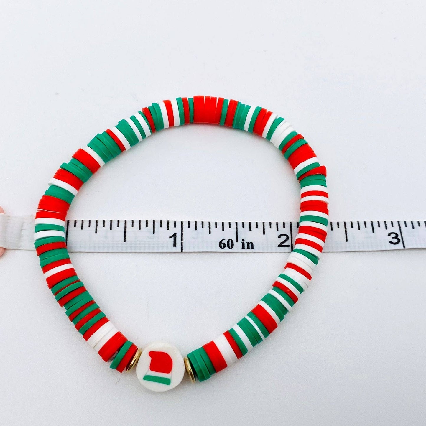 Christmas Gifts Polymer Clay Beaded Bracelet 6pcs/set