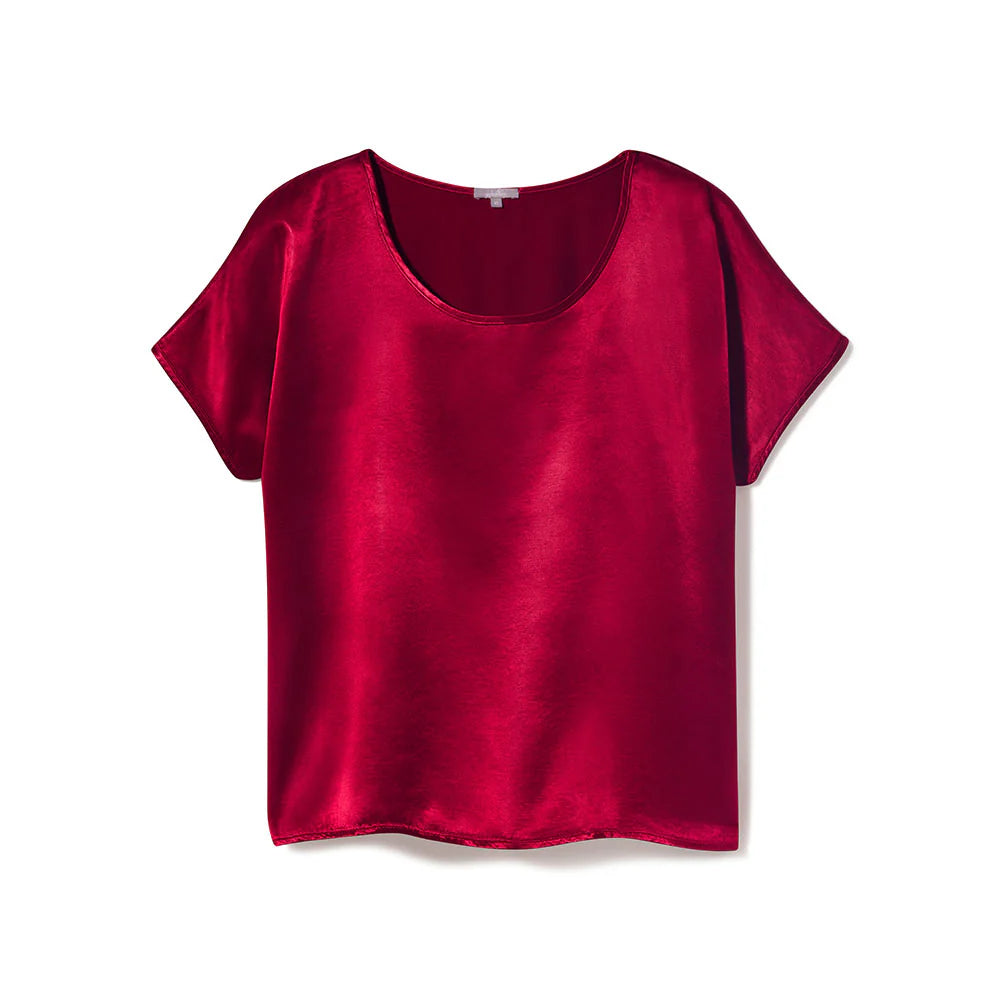 PJ Harlow "Roxxy" All Satin Tee