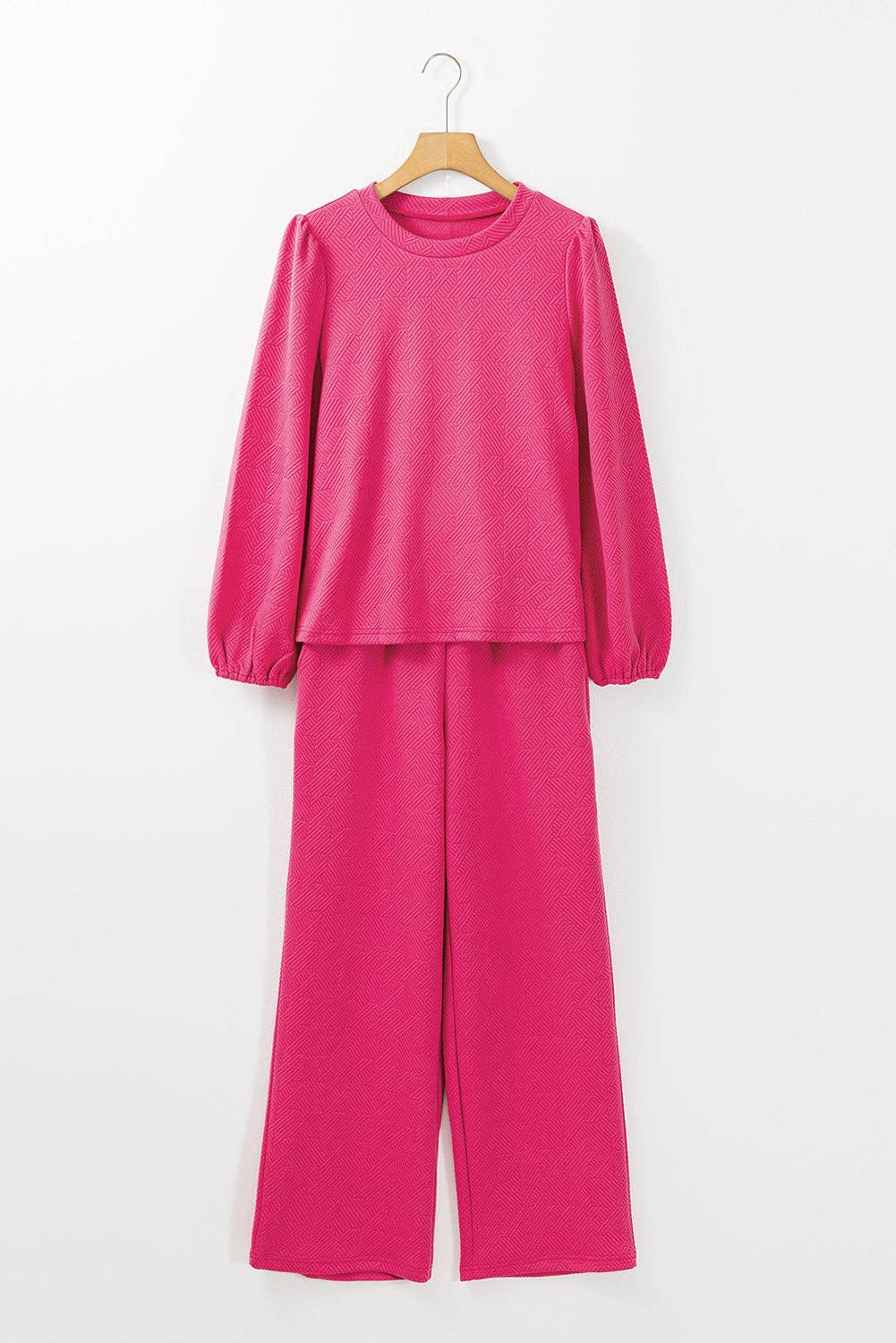 Puff Sleeve Top and Pants Set