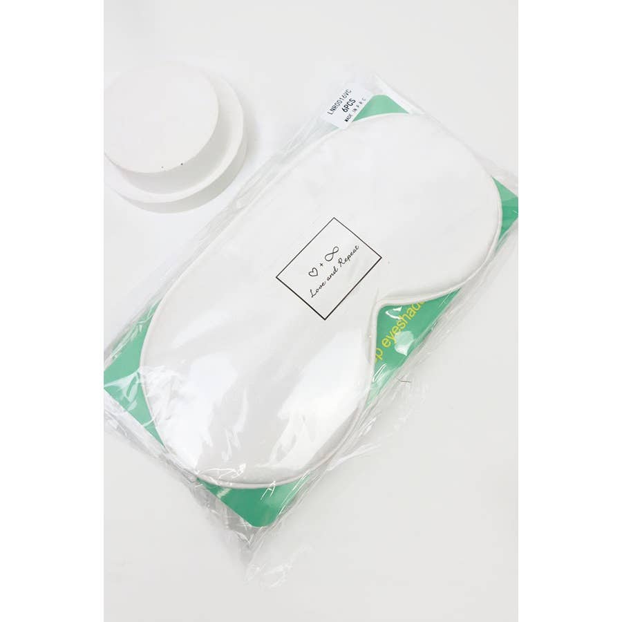 Silk Satin Sleeping Mask Eye Mask Set