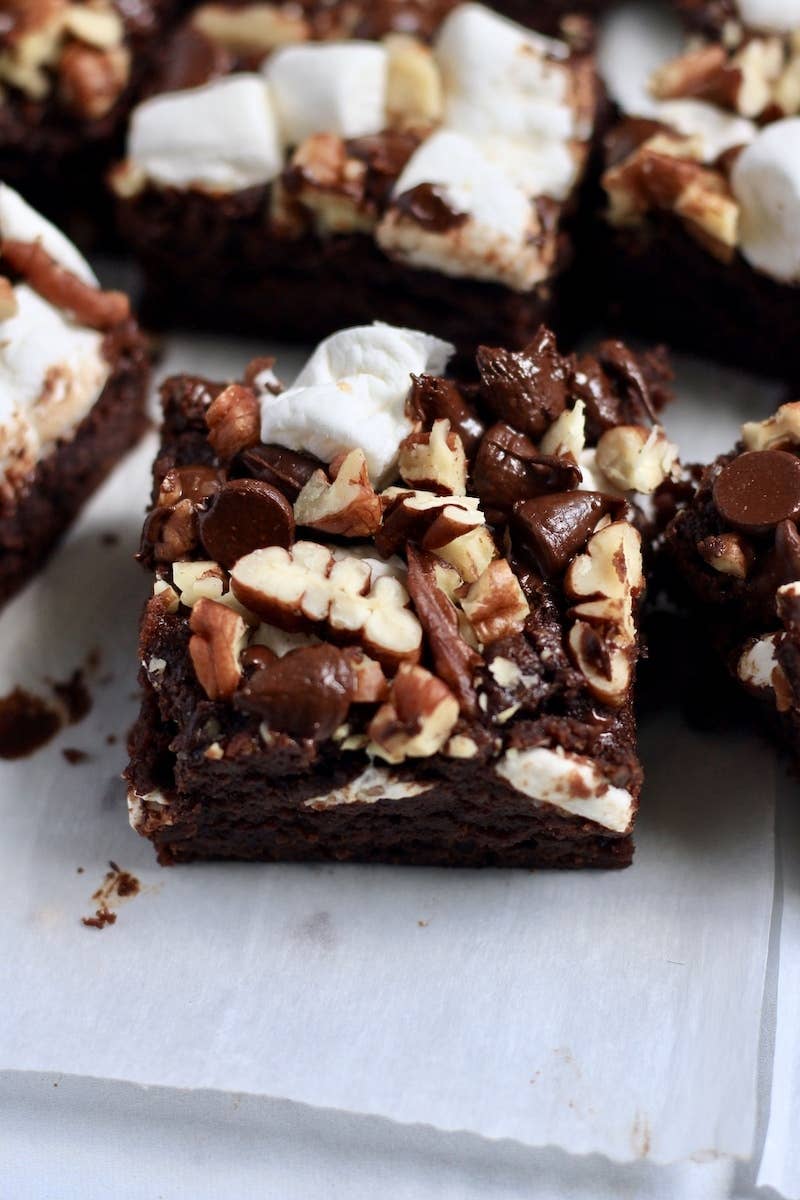 Rocky Road DIY Brownie Mix in a Jar