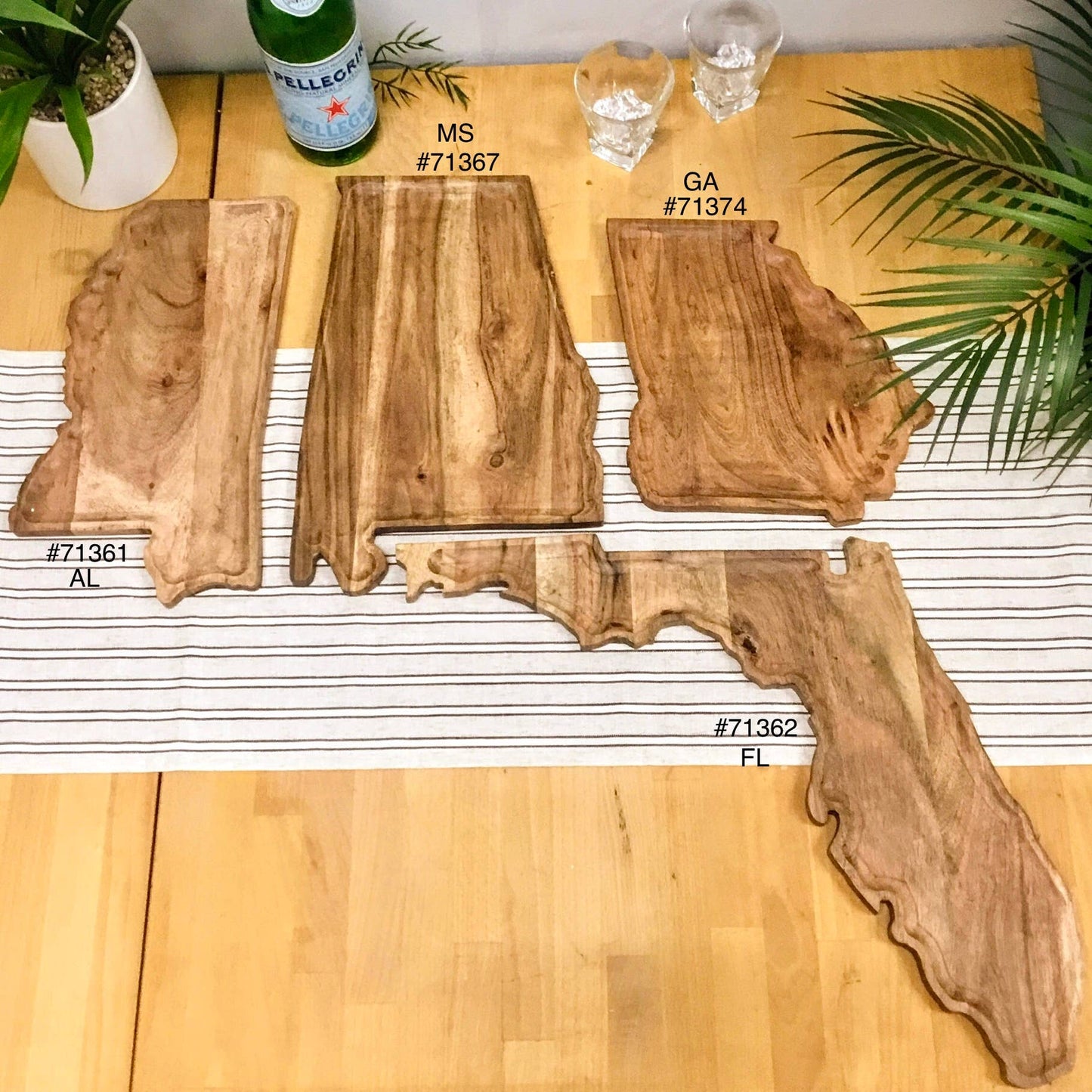 ALABAMA Wood Cutting Board