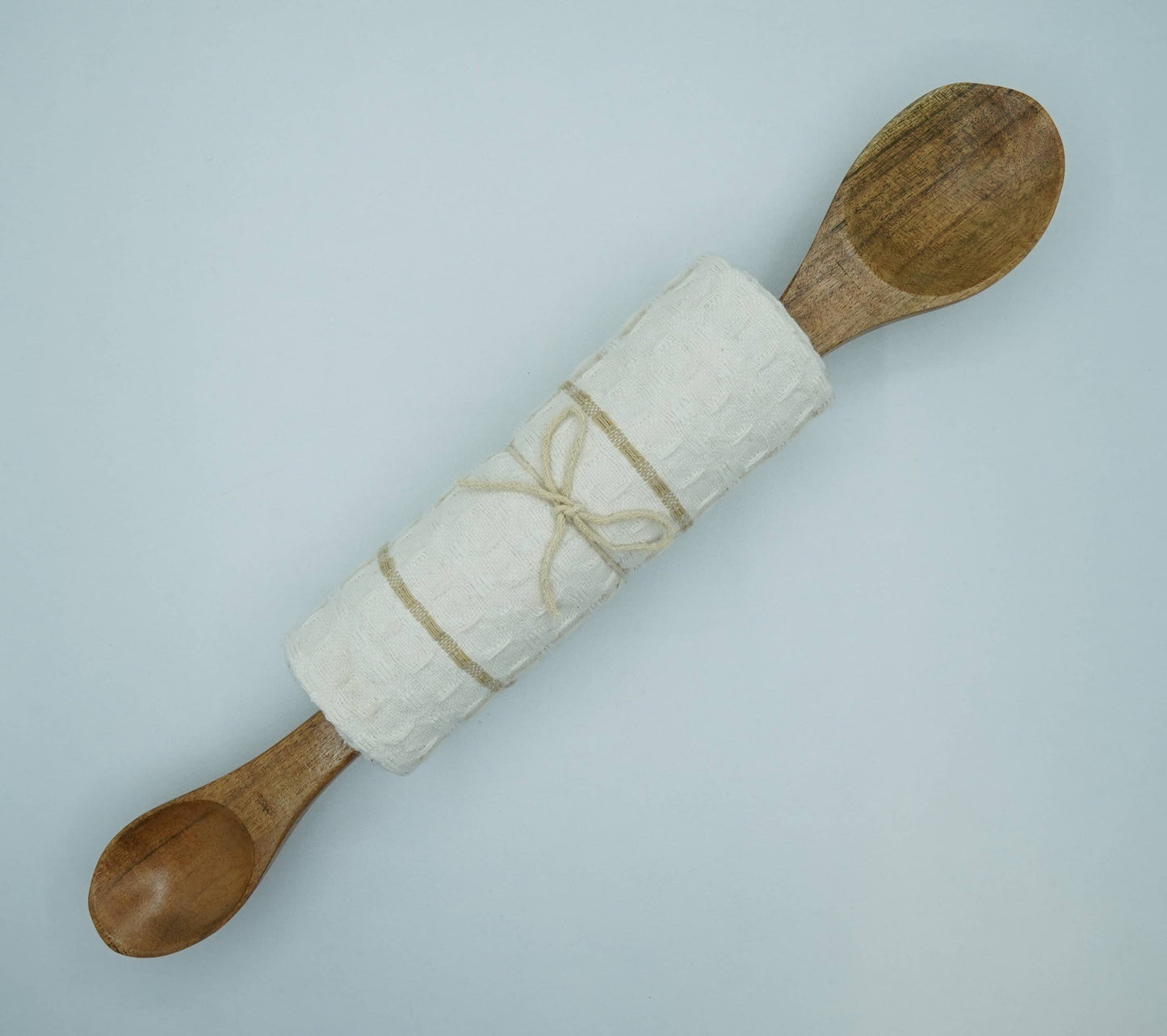 Waffle towel with Double side Spoon