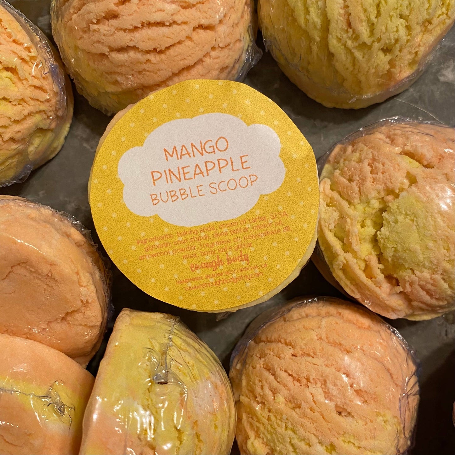 Mango Pineapple Bubble Scoop ~ Solid Bubble Bar