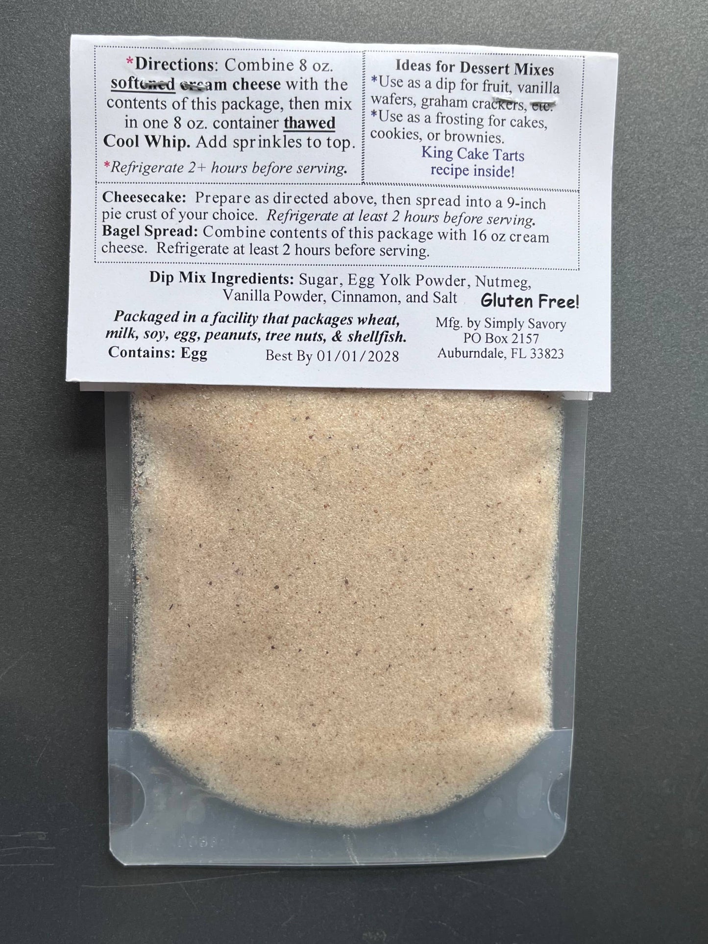 King Cake Dessert Mix