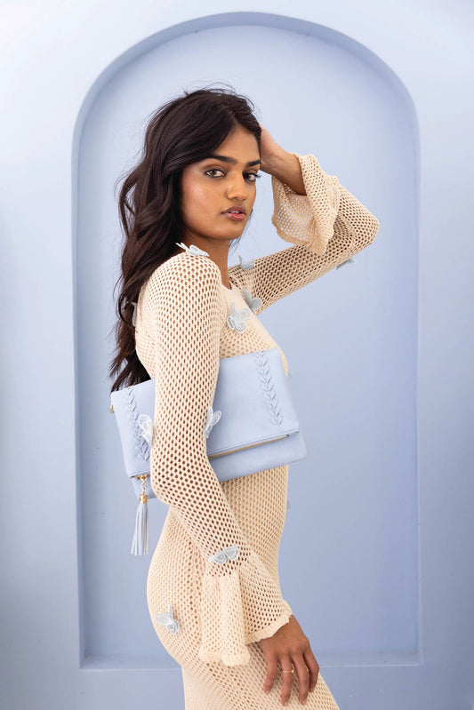 Isadora Whipstitch Crossbody w/ Tassel Zip