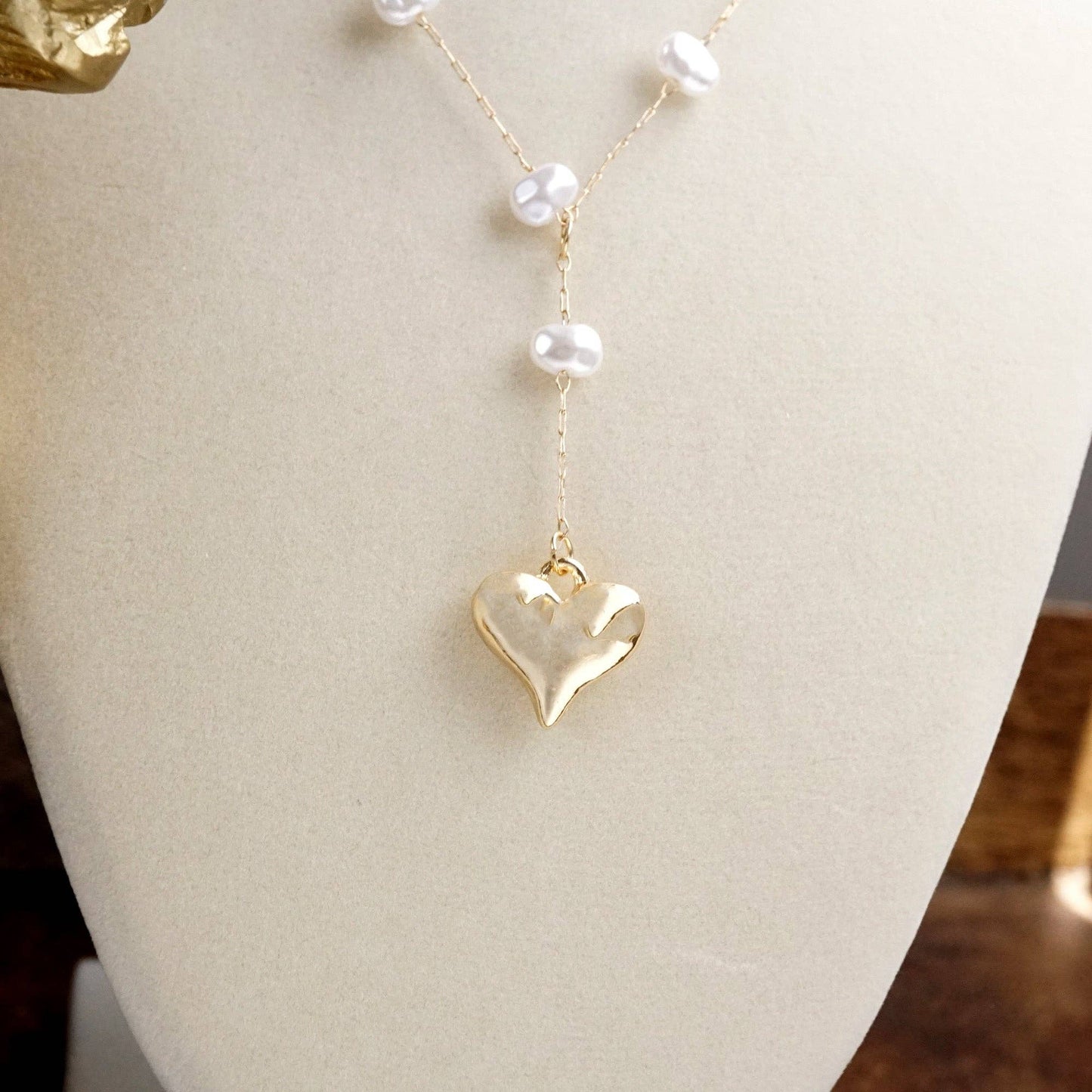 Pearl Lariat Necklace 7723