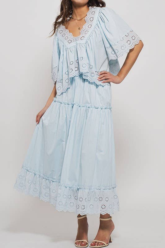 Eyelet & Lace "Presley" Blouse