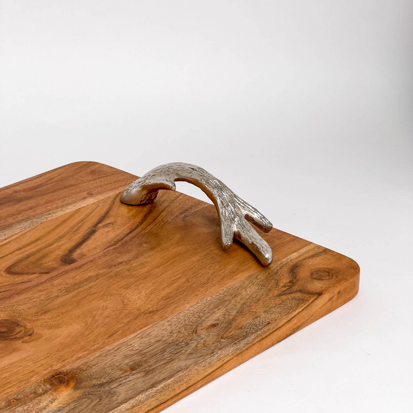 Antler Wood Rectangular Tray