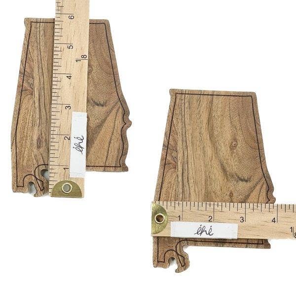 Wooden AL Coasters, Set of 4