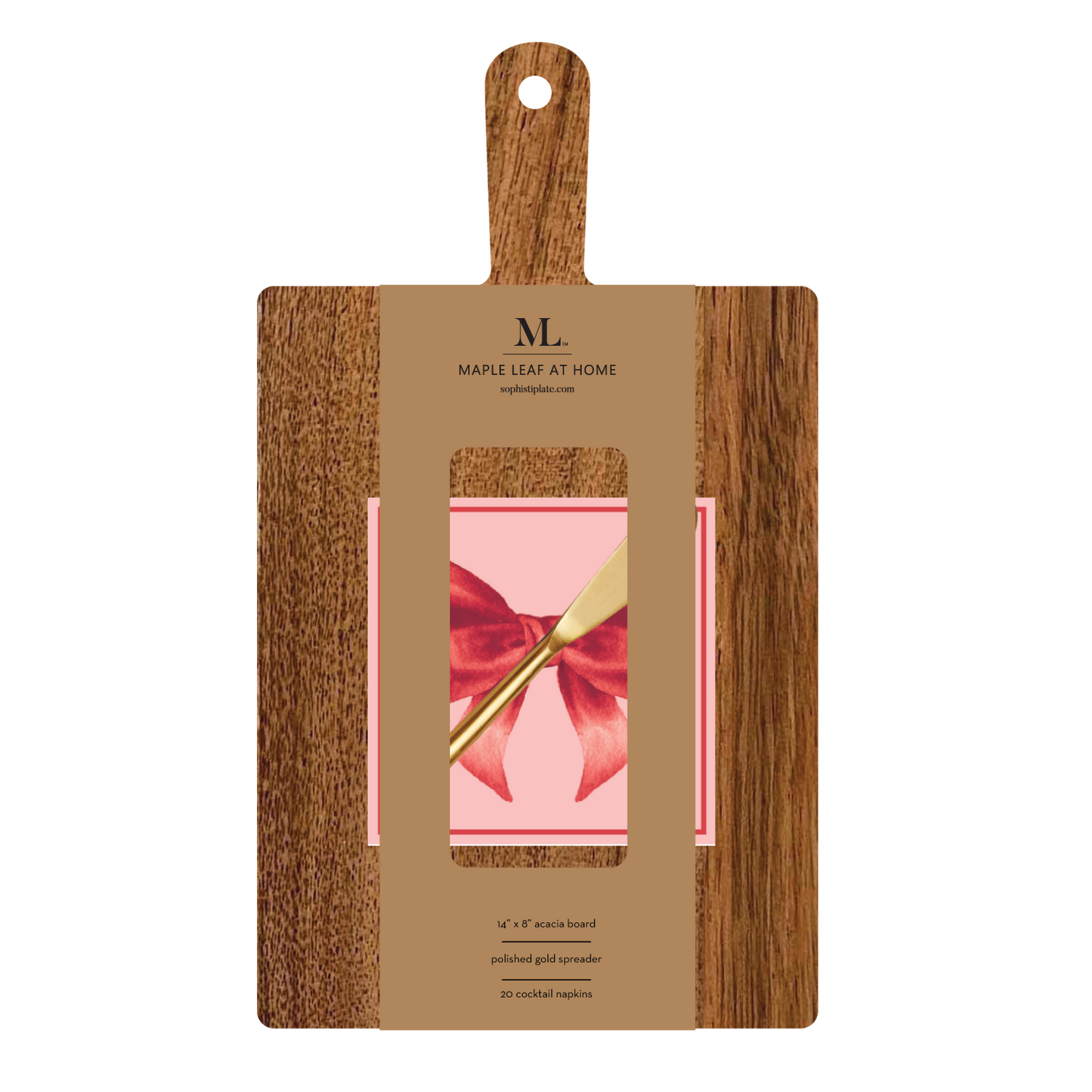 Pink Bows: 14" x 8" Board Gift Kit
