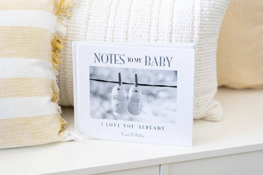NOTES TO MY BABY Hardcover book