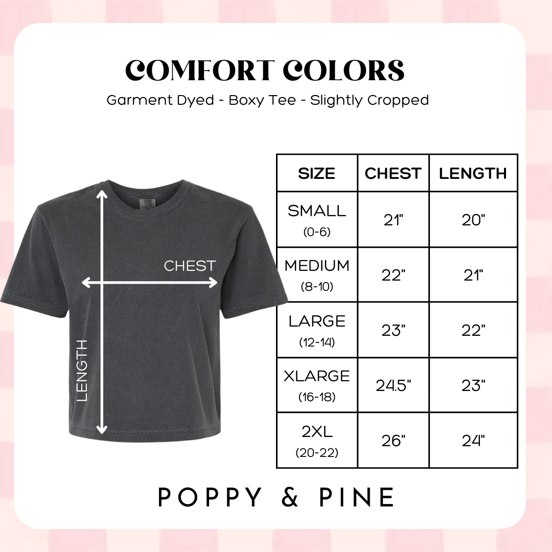 Grunge Flag Cropped Tee