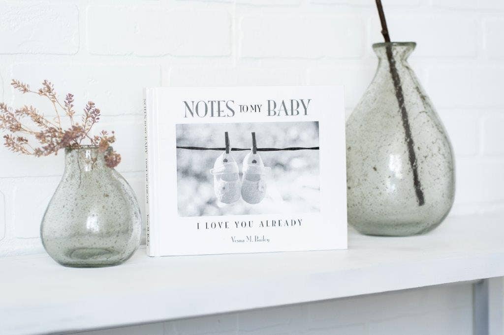 NOTES TO MY BABY Hardcover book
