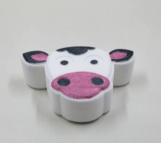 Cow Bath Bomb Scented in Oatmeal Milk and Honey
