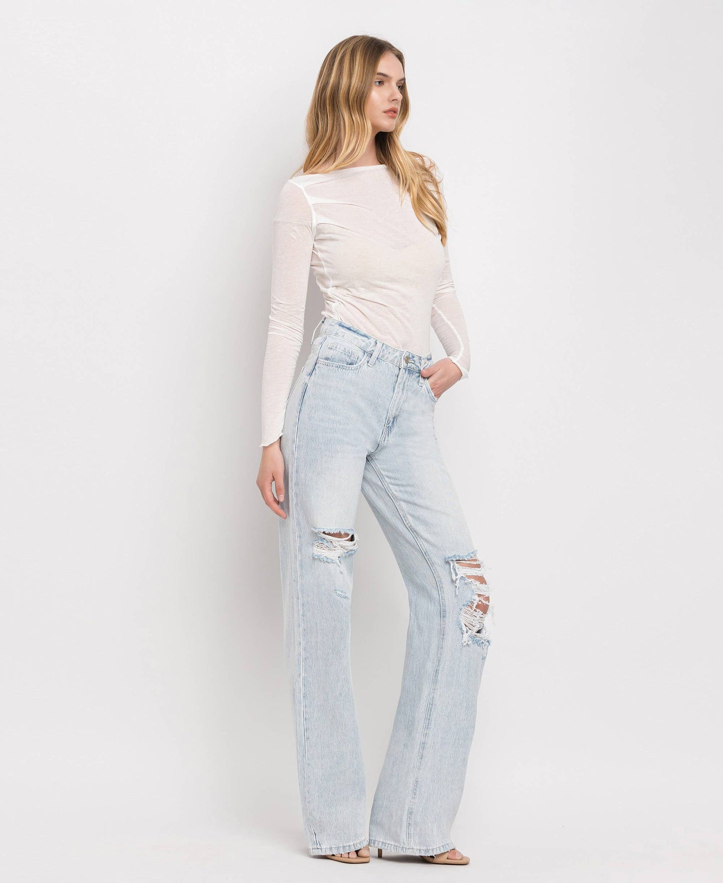 VERVET "Leslie" High-Rise Jean