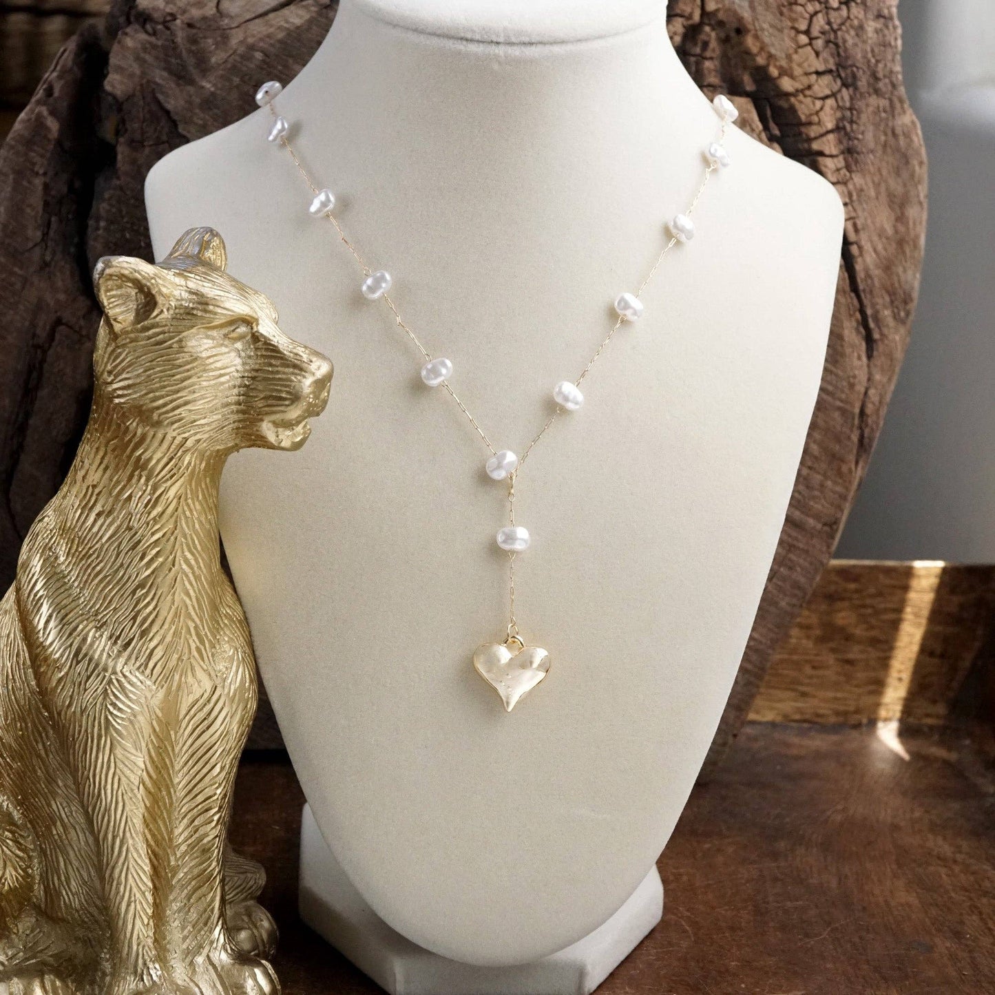 Pearl Lariat Necklace 7723