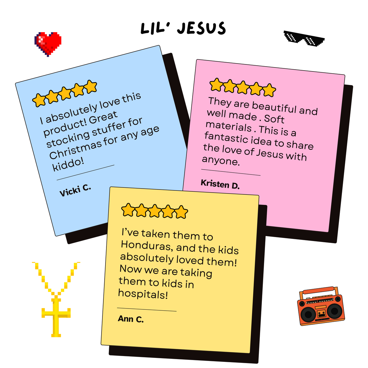 Lil' Jesus Plush Doll Christian Gift