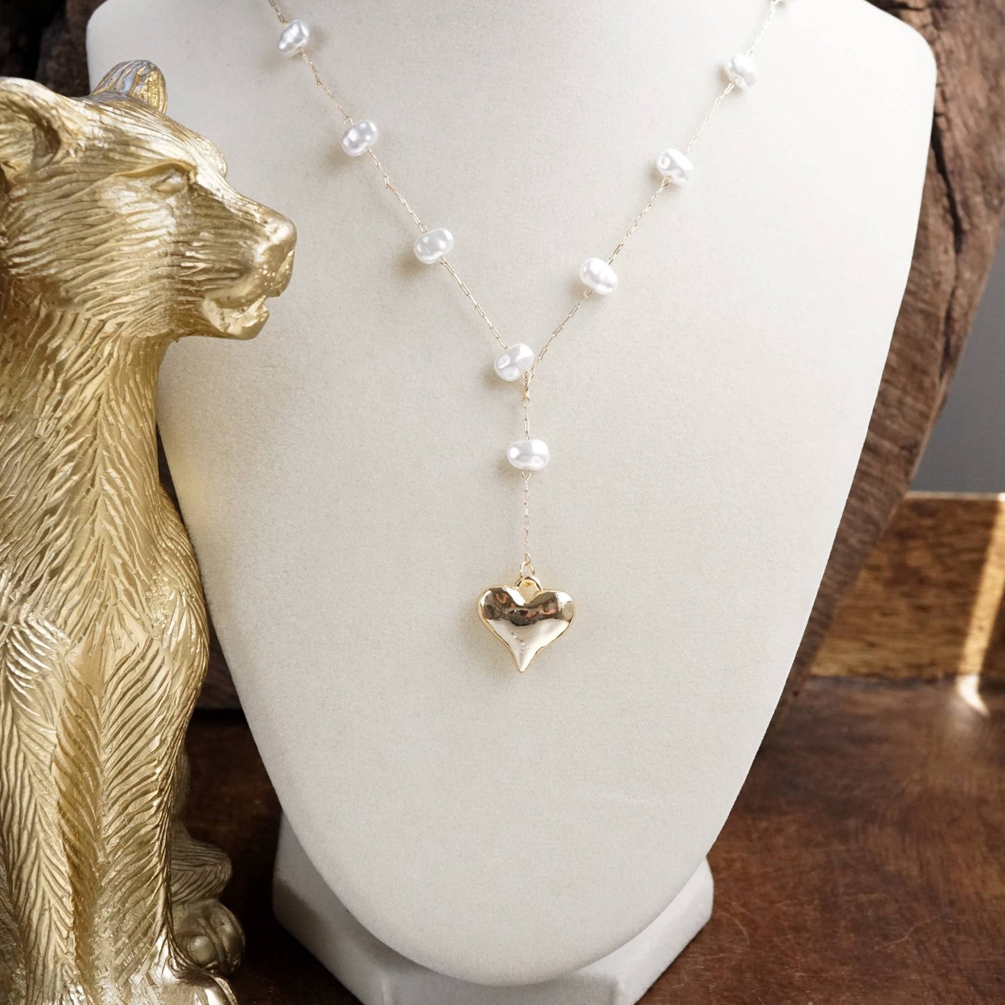 Pearl Lariat Necklace 7723