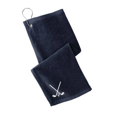Golf Clubs Navy Golf Towel