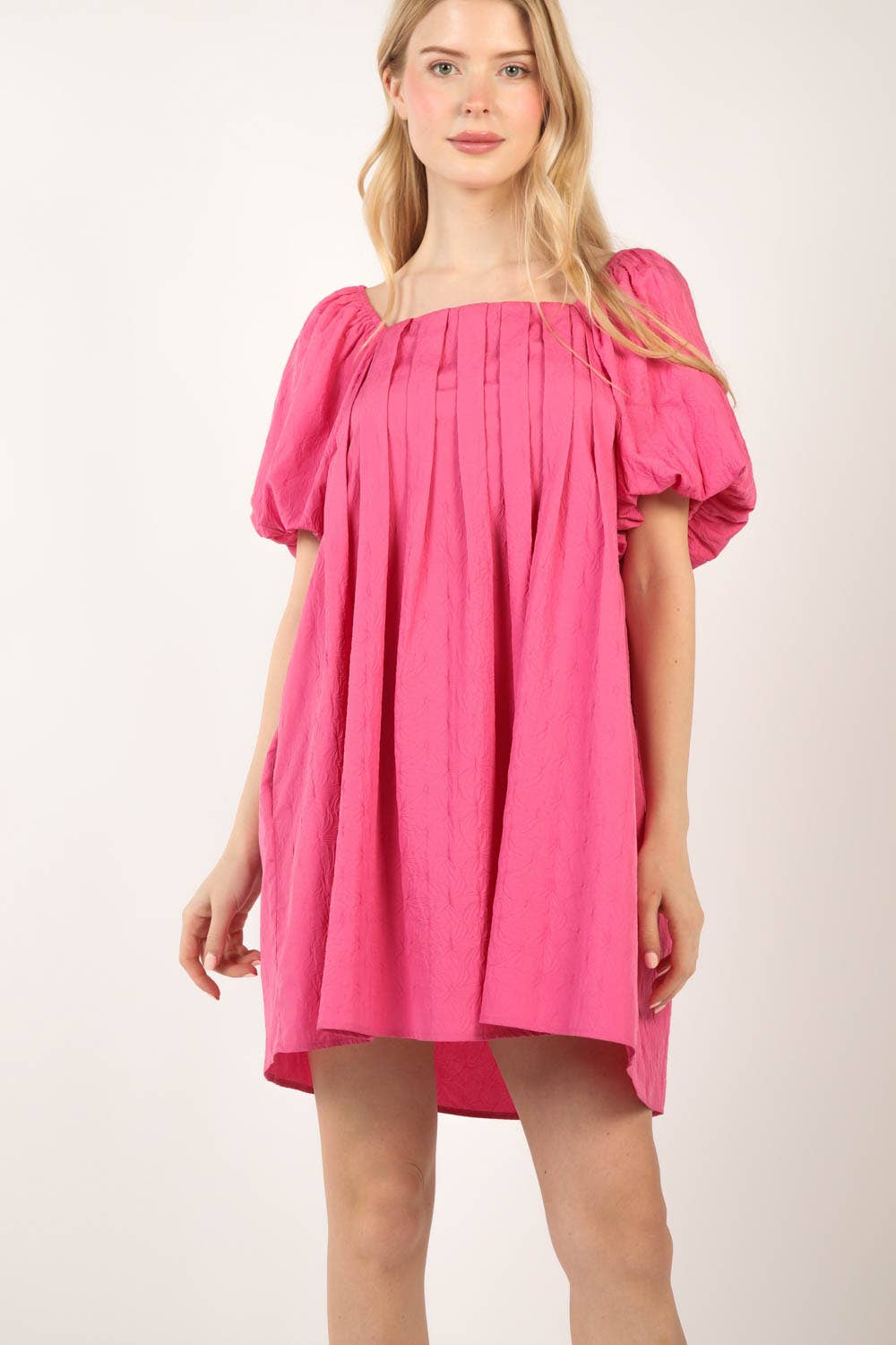 "Ella Grace" Puff Sleeve Dress