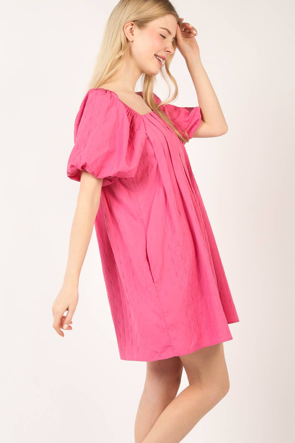 "Ella Grace" Puff Sleeve Dress
