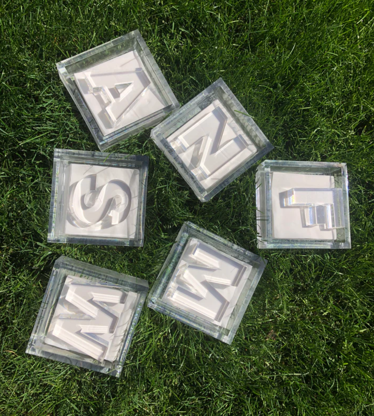 Acrylic Letter D