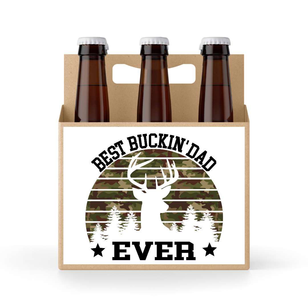 Best Buckin Dad 6 pack Holder