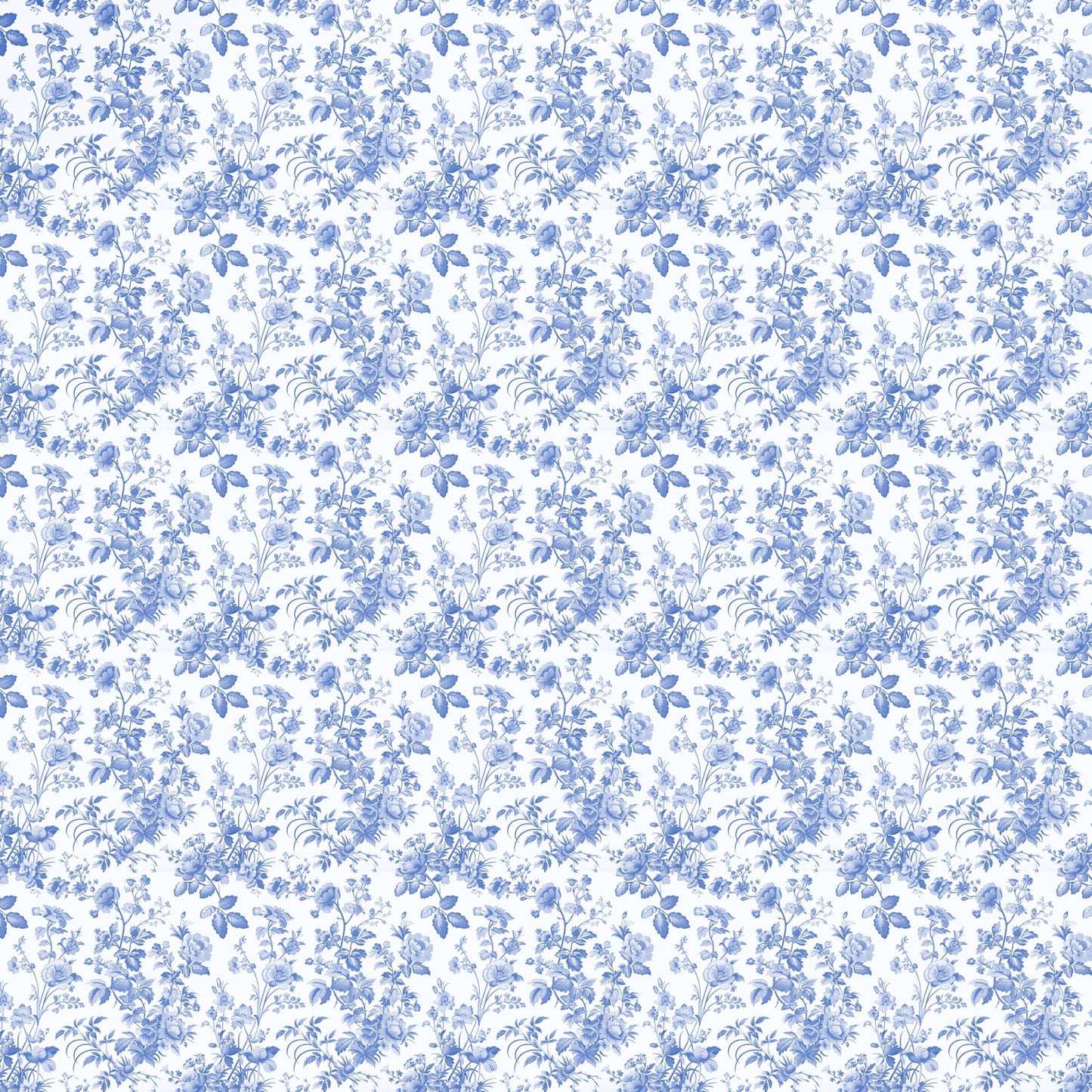 Beau Bottles Grandmillenial Blue Floral - Prosecco Collection