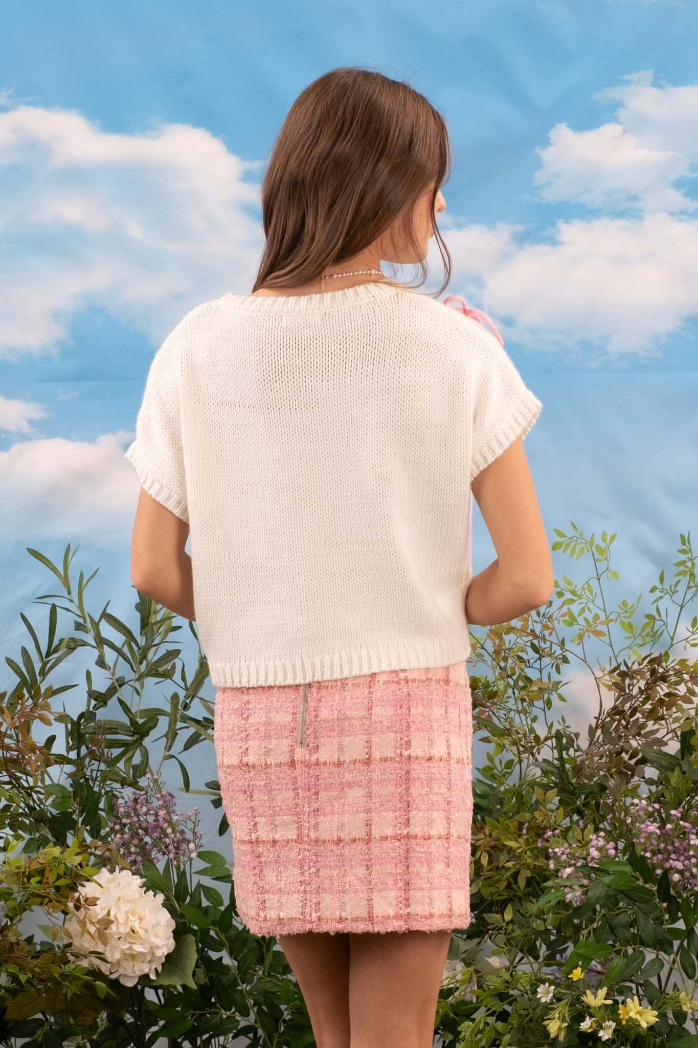 Bow detail "Kylee" top