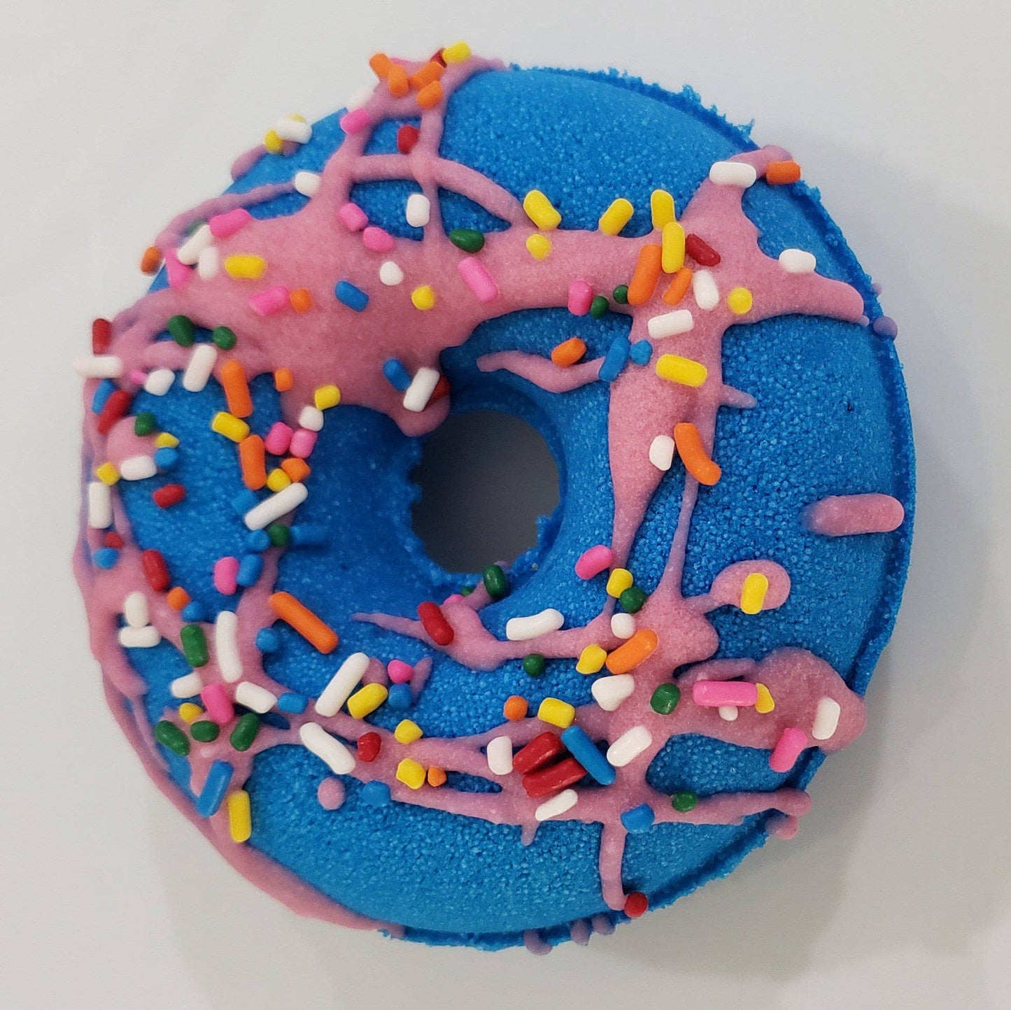 Frosted Donut Bath Bomb Blue Raspberry Cherry Grape