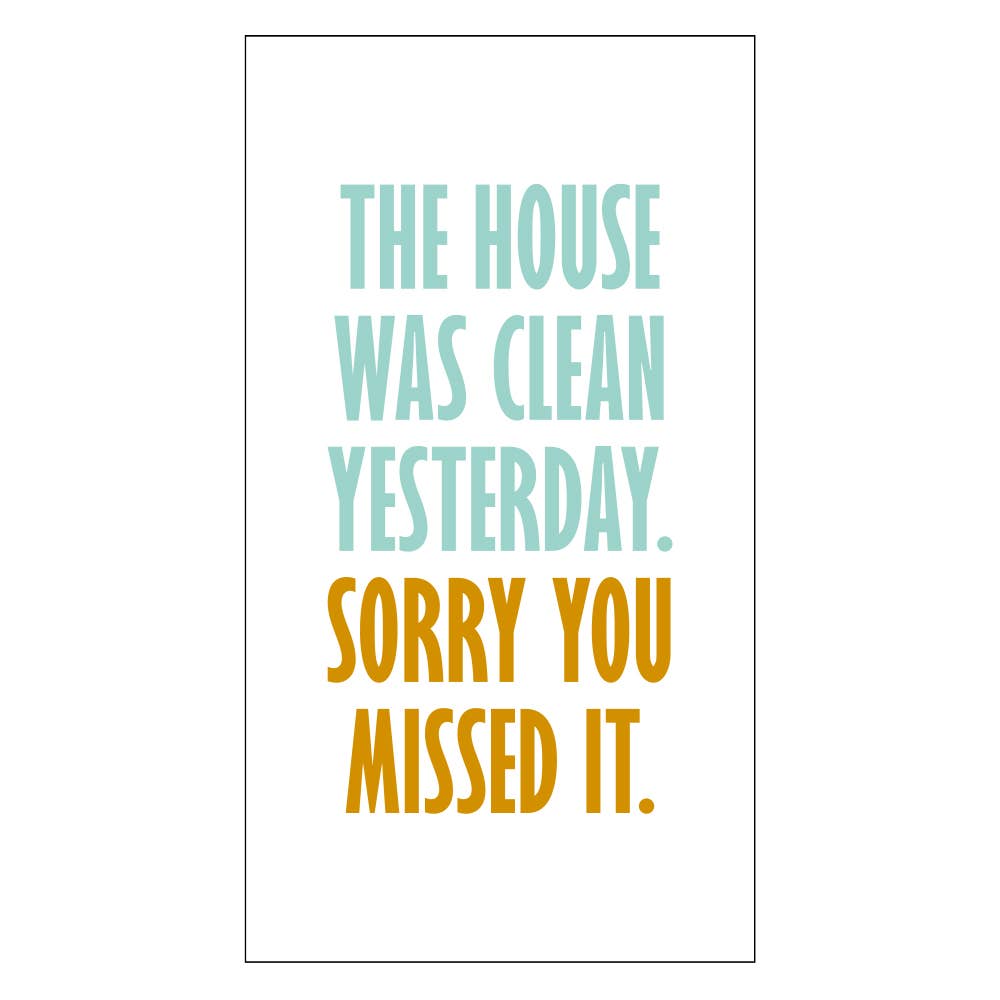 Paper Guest Towels | This House Was Clean Yesterday