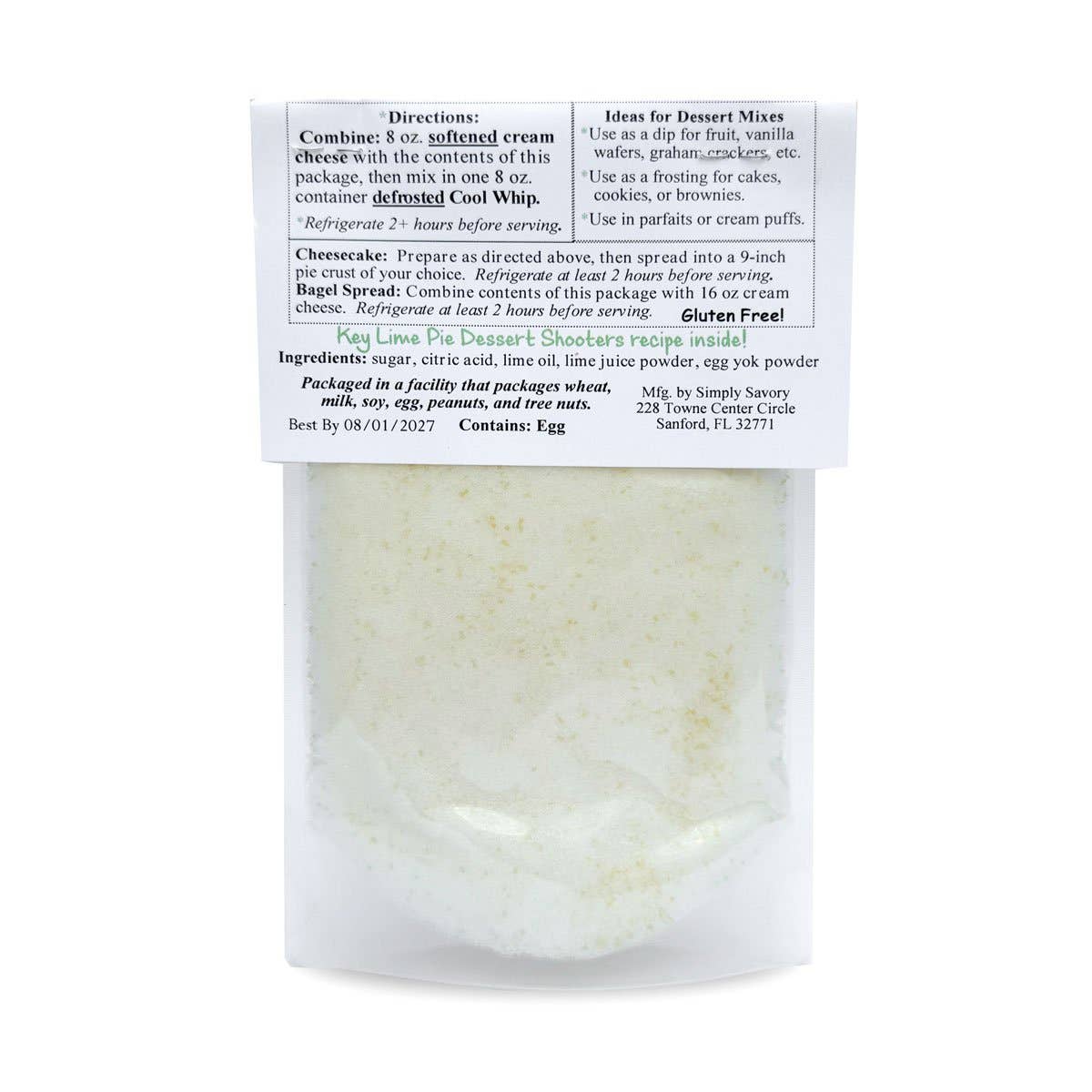 Key Lime Pie Dessert Mix