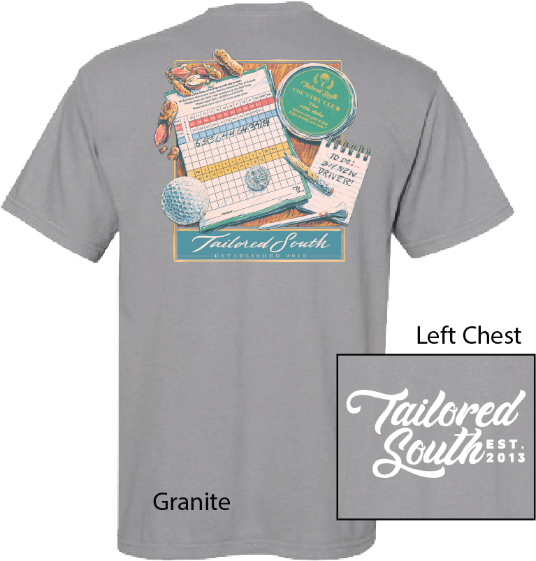 Golf Card Pocket Tee
