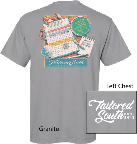 Golf Card Pocket Tee