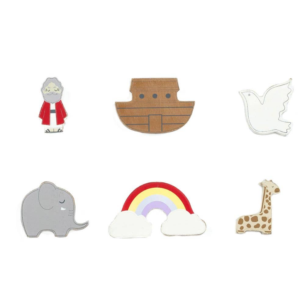 2x2 wood shapes NOAH'S ARK