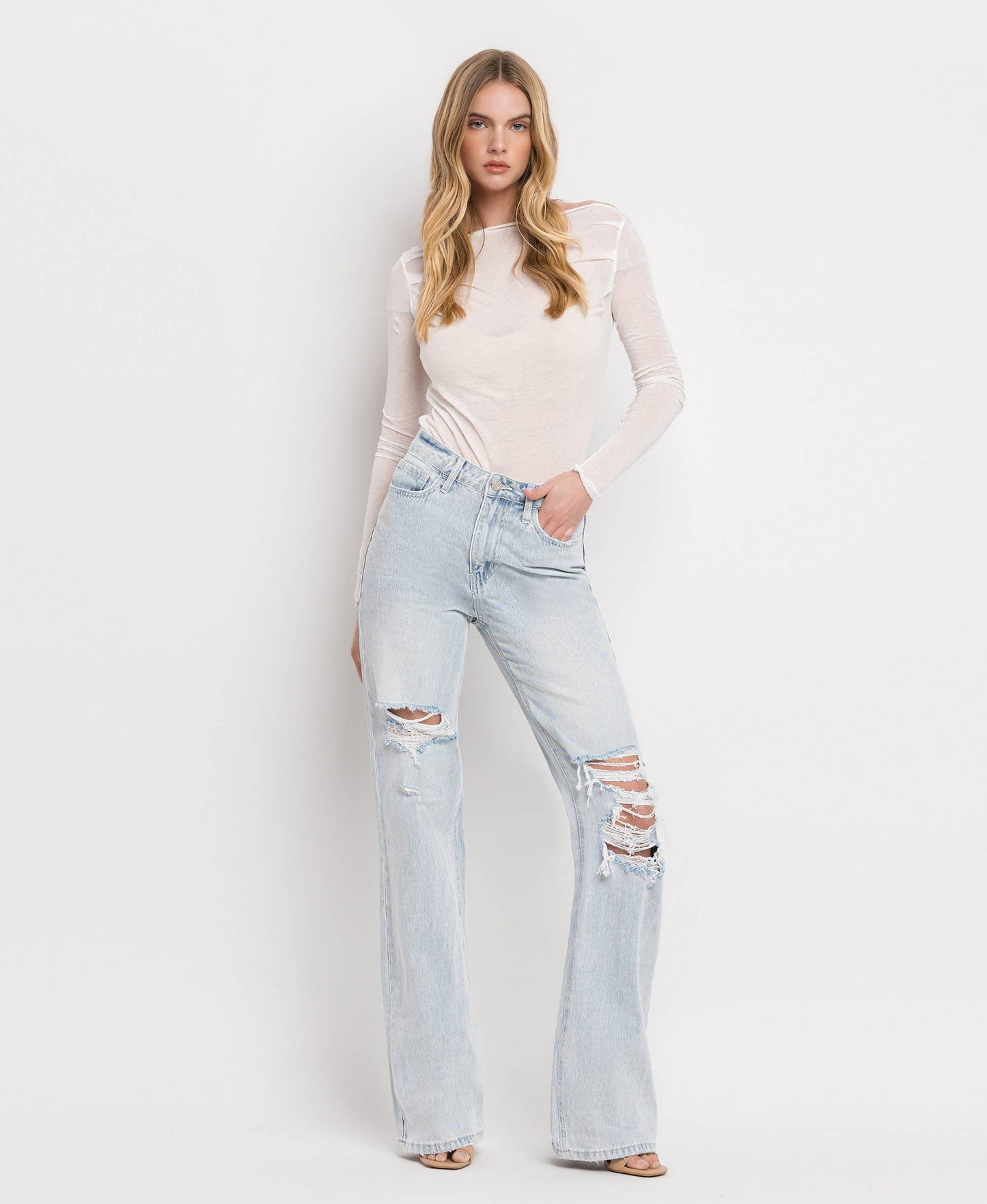 VERVET "Leslie" High-Rise Jean