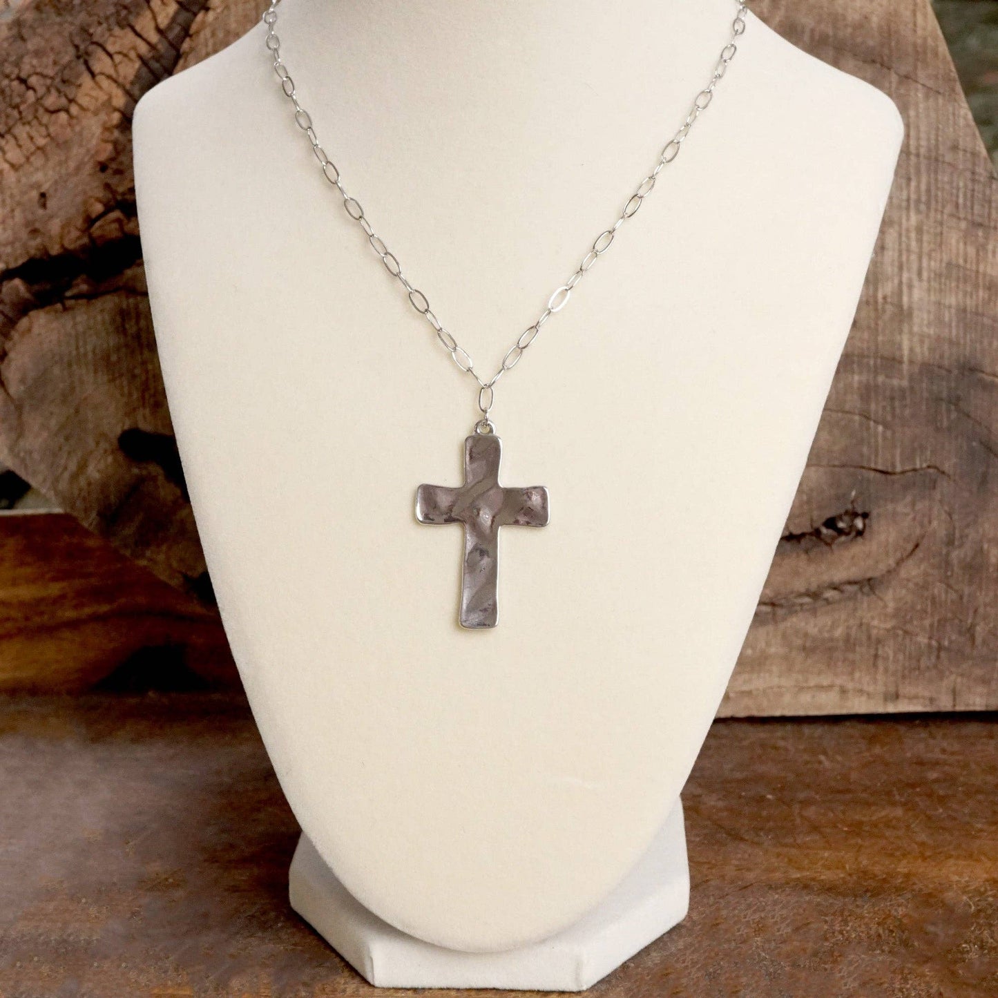 Cross Necklace - Short dainty chain 7362GD