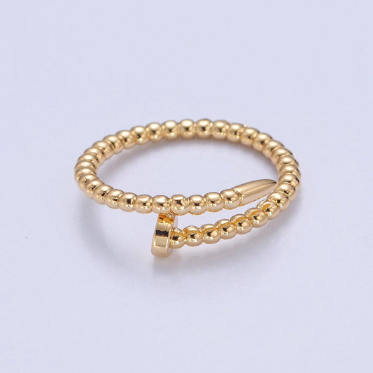 Dainty Twisted Rope Ring 14k Gold Filled Wrap Ring O-2141