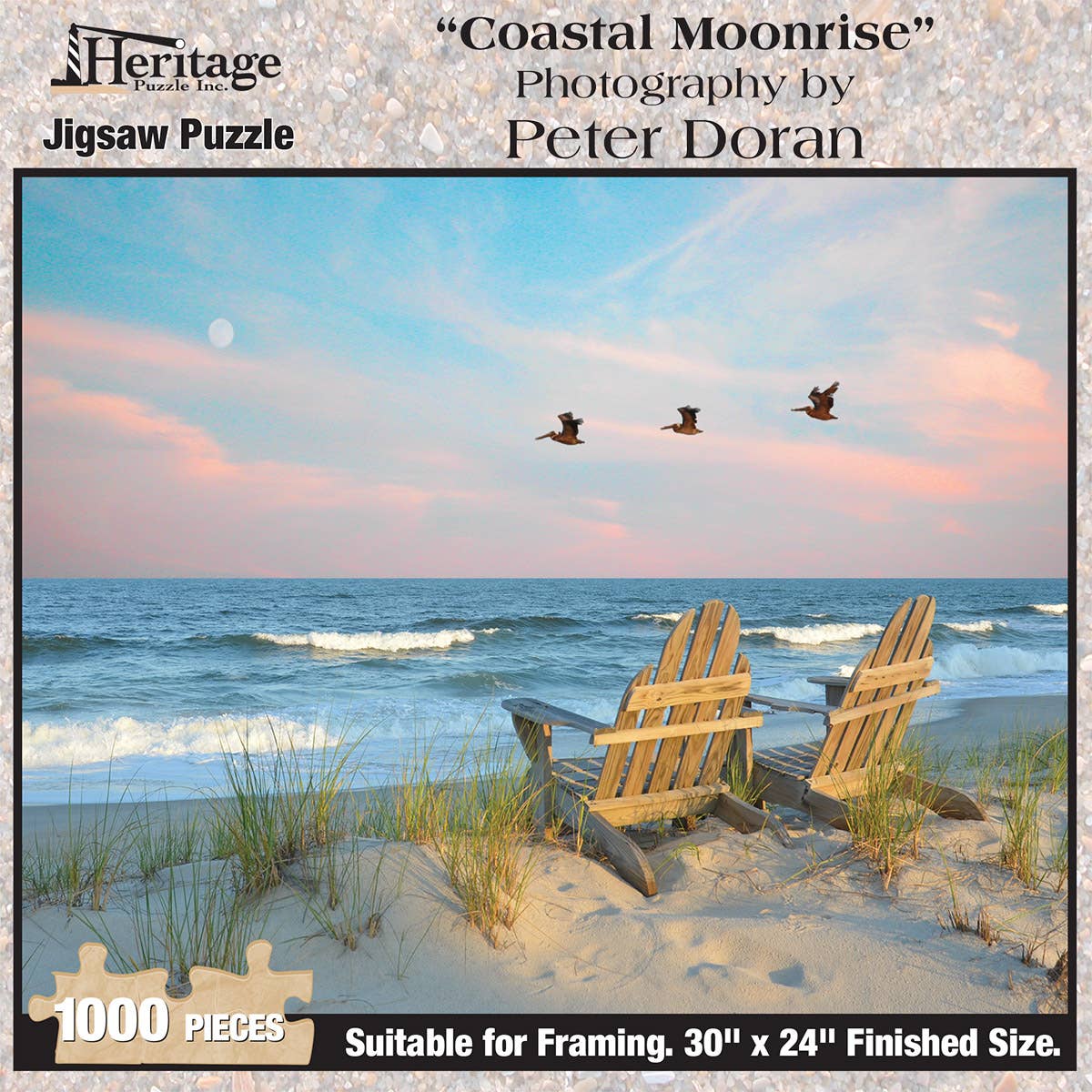 Coastal Moonrise 1000 Piece Puzzle