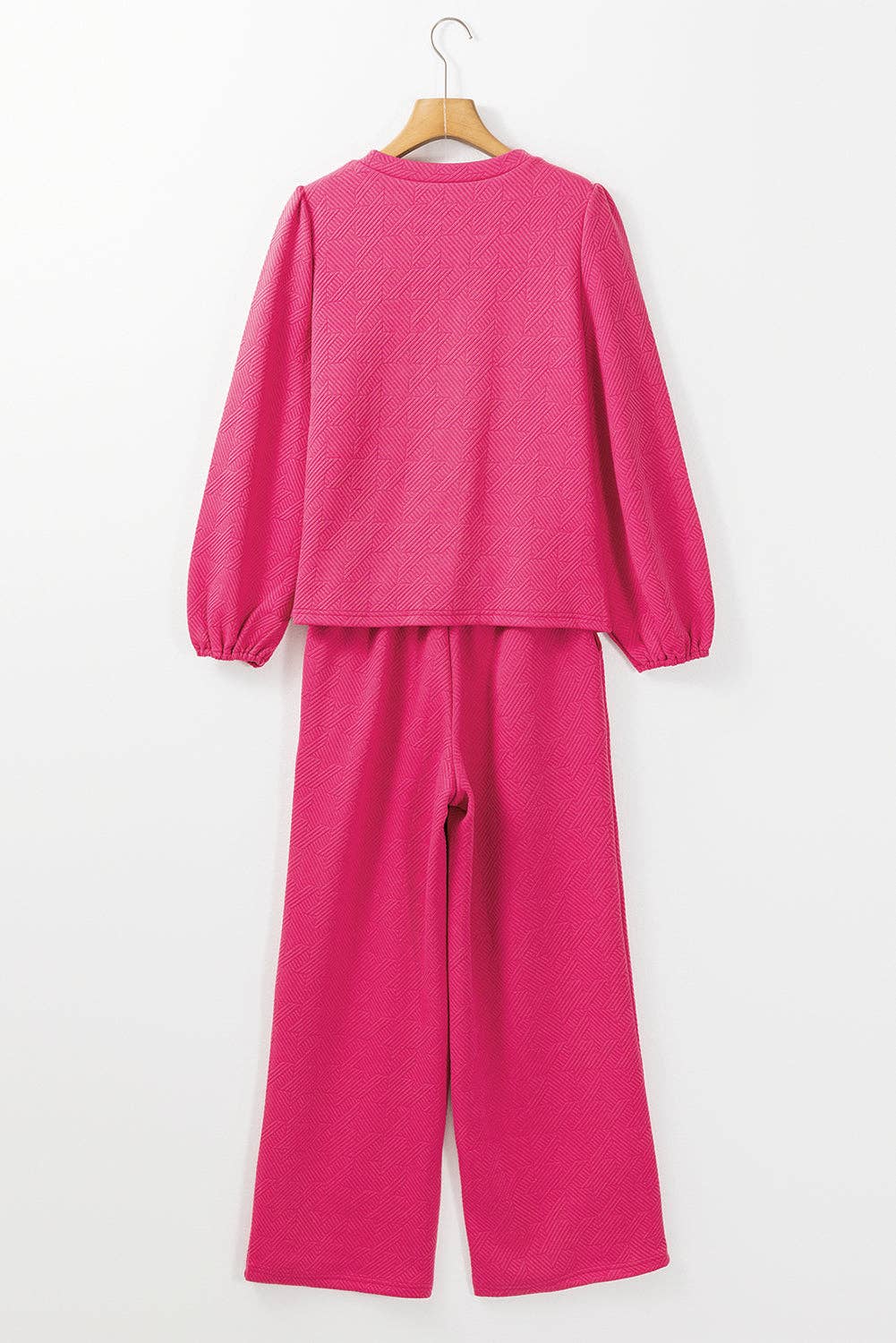 Puff Sleeve Top and Pants Set