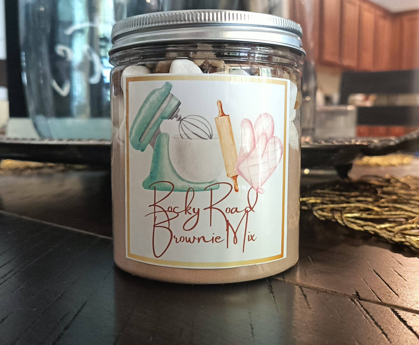 Rocky Road DIY Brownie Mix in a Jar
