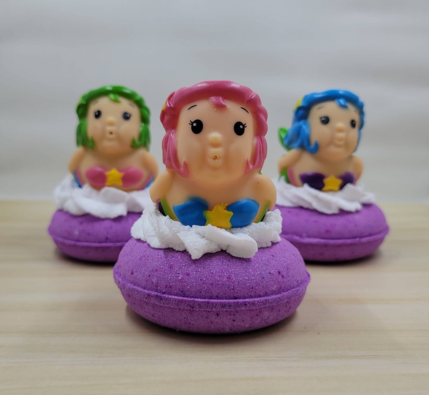 Mermaid Water Squirt Toy Donut Bath Bomb