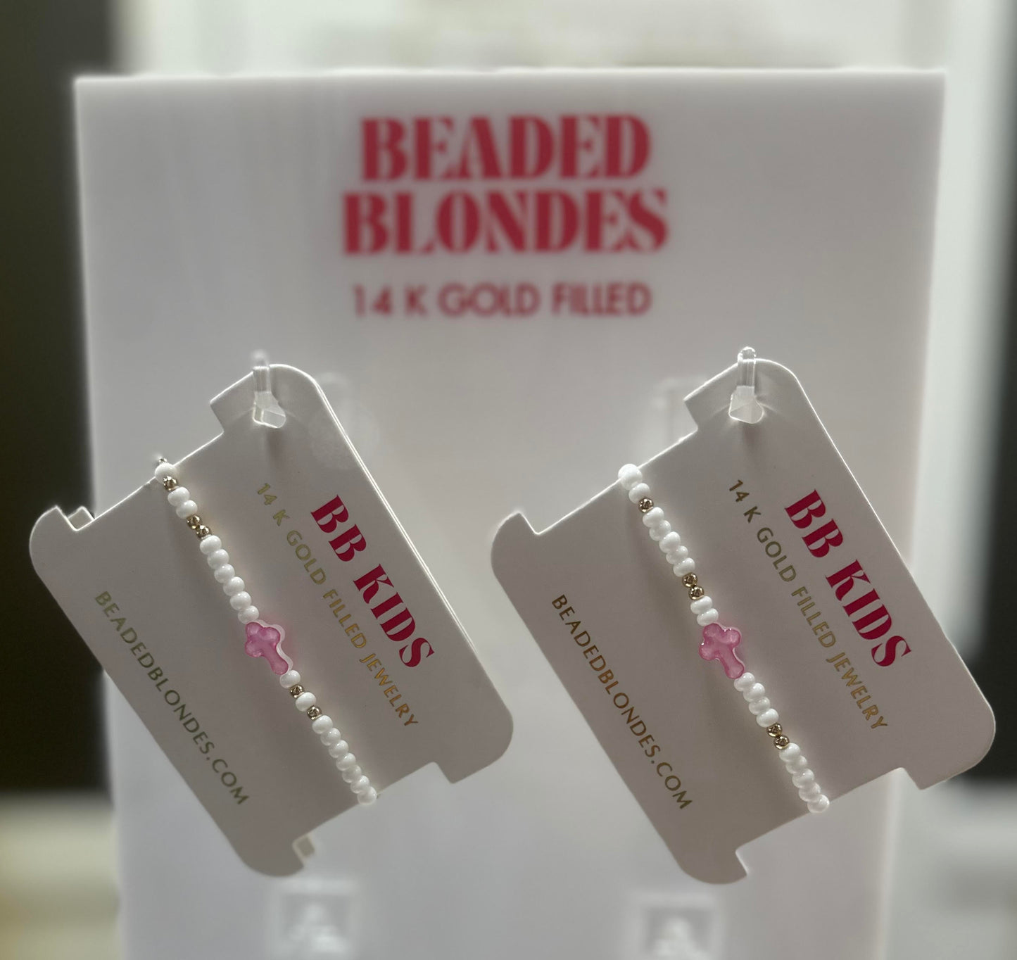 Beaded Blondes KIDS Cross Sprinkle