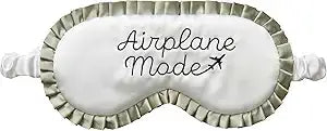 Luxury Adjustable Ruffle Satin Sleep Mask