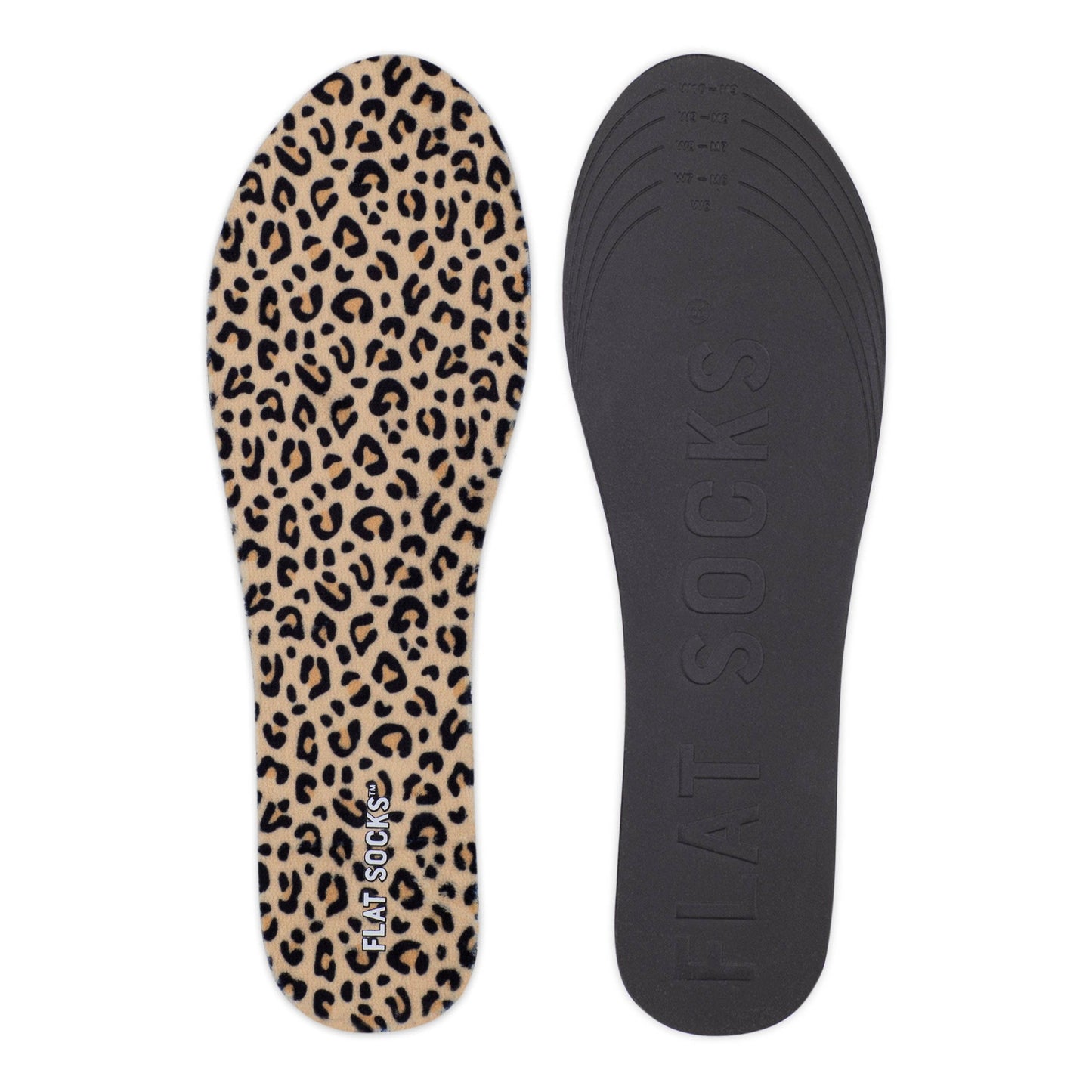 FLAT SOCKS-Leopard Print