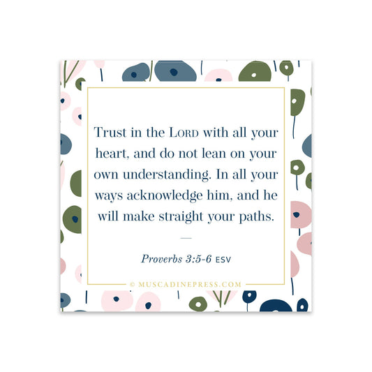 Scripture Mirror Cling, Trust in the Lord