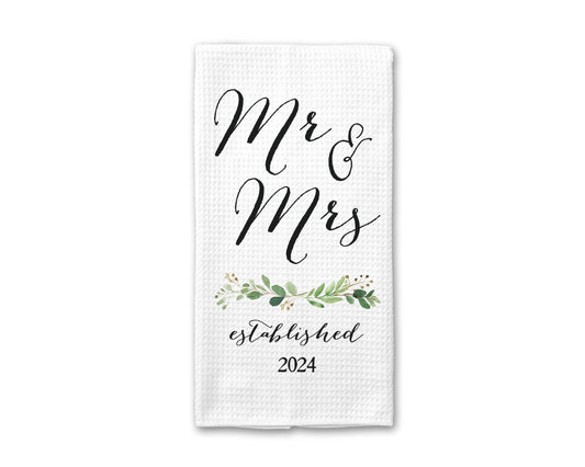 Mr. & Mrs. Kitchen Tea Towel
