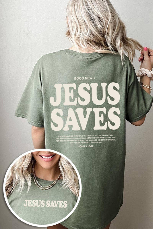 Jesus Saves Tee